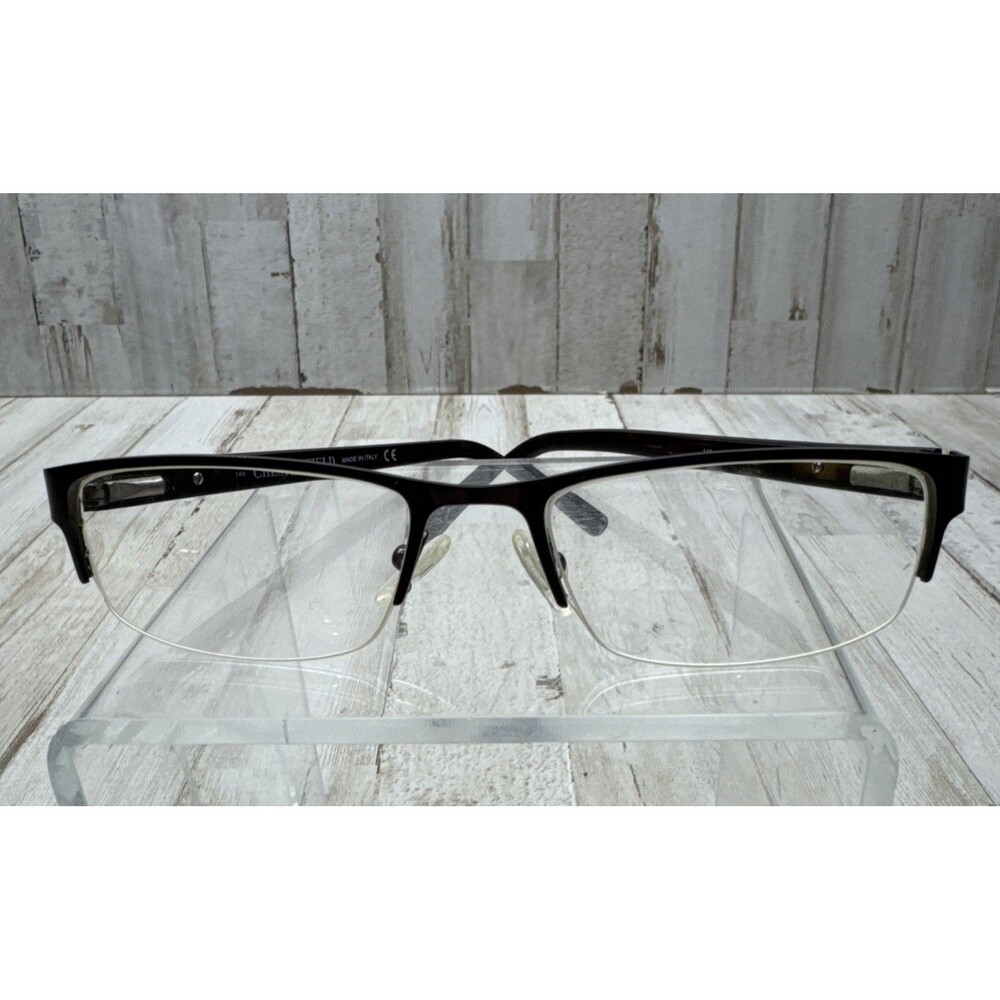 Chesterfield CH840 52-18-140 Gun Metal Brown Tortoise Flex Hinge Eyeglass Frames